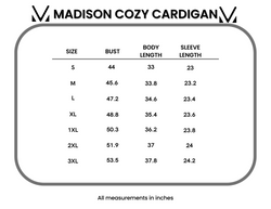 Madison Cozy Cardigan - Black