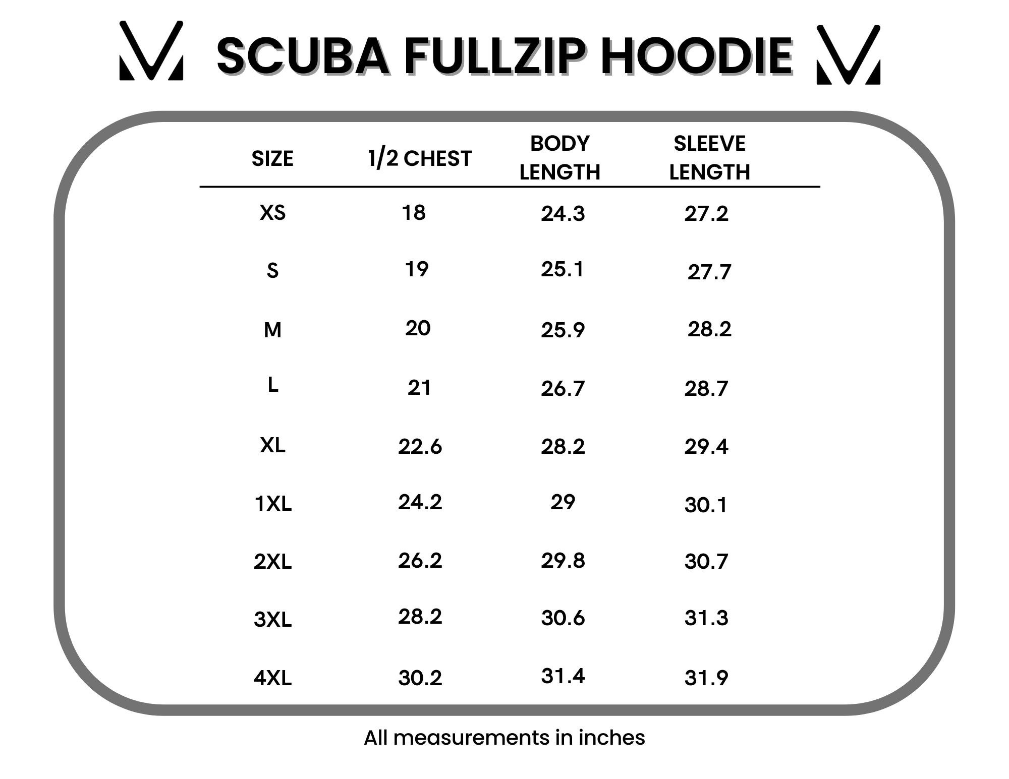 Scuba FullZip Hoodie - Dusty Blue