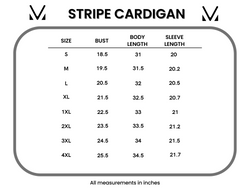 Stripe Cardigan - Fall Stripes