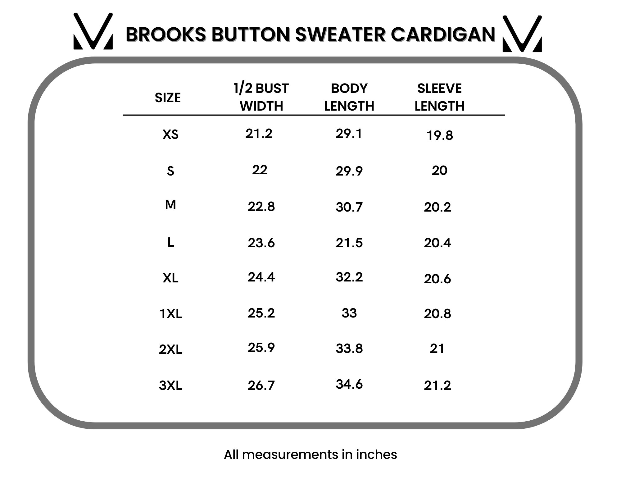 Brooks Button Sweater Cardigan - Grey