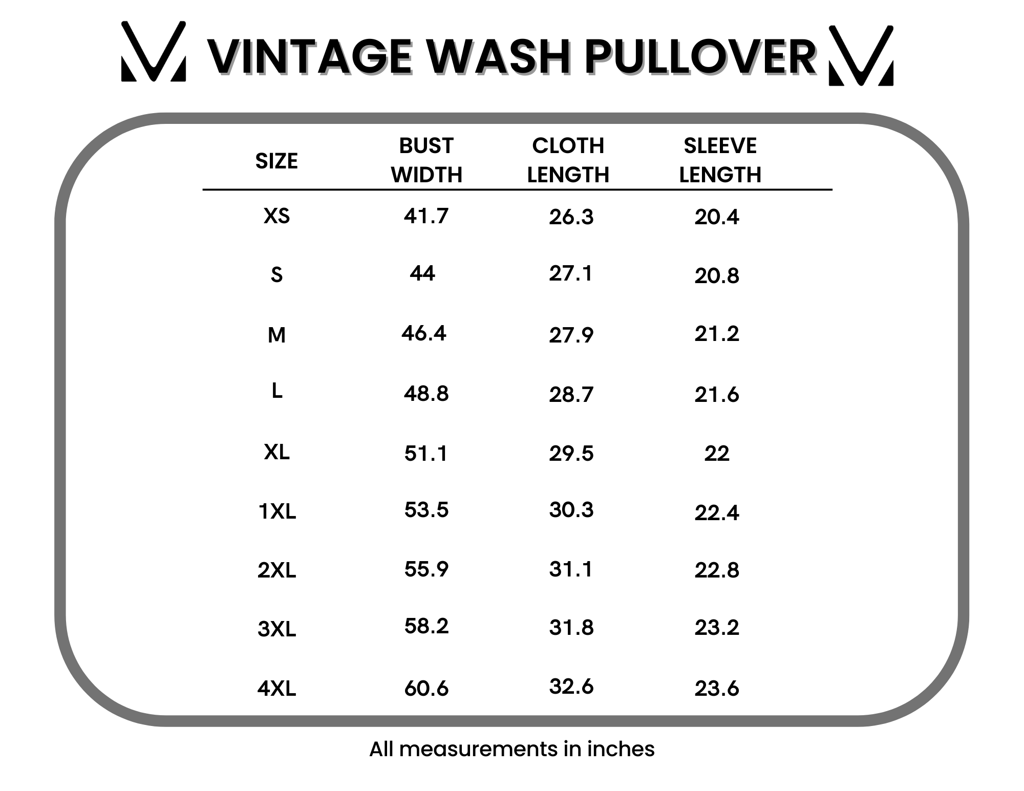 Vintage Wash Pullover - Dusty Blue