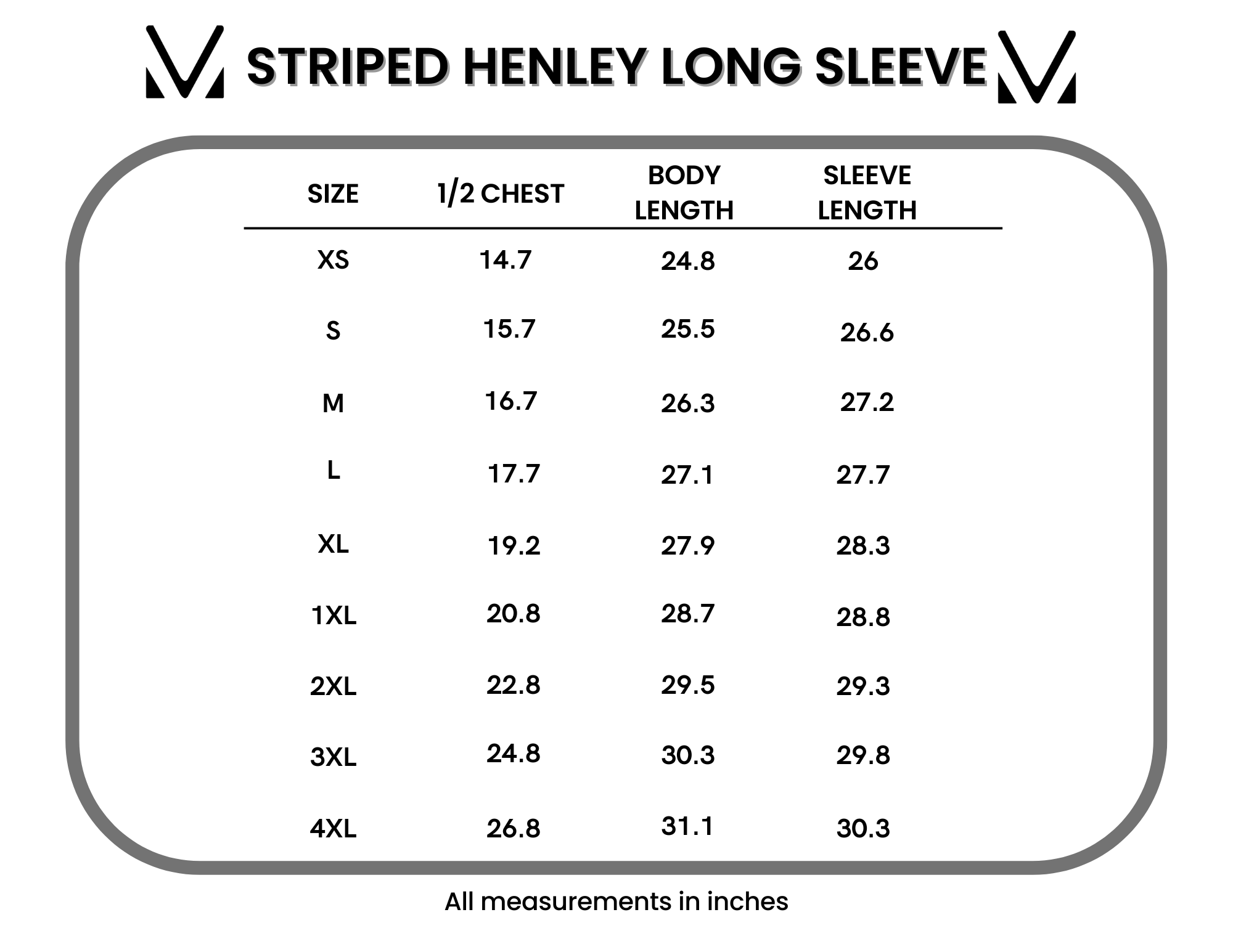 Striped Henley Long Sleeve - Charcoal