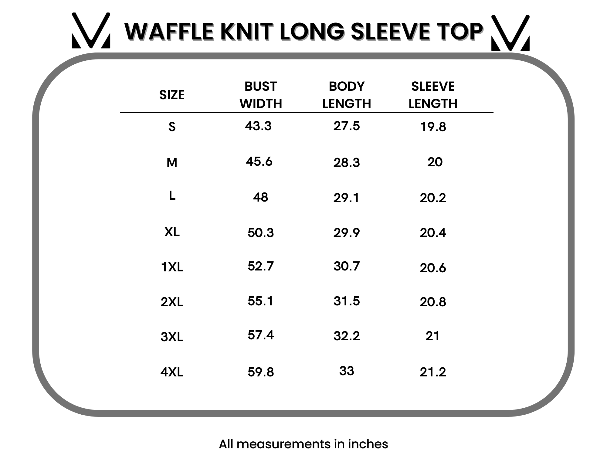 Waffle Knit Long Sleeve Top - Pumpkin