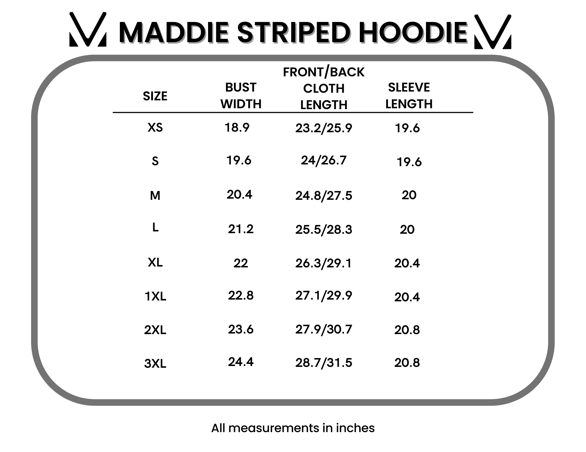 Maddie Striped Hoodie - Natural