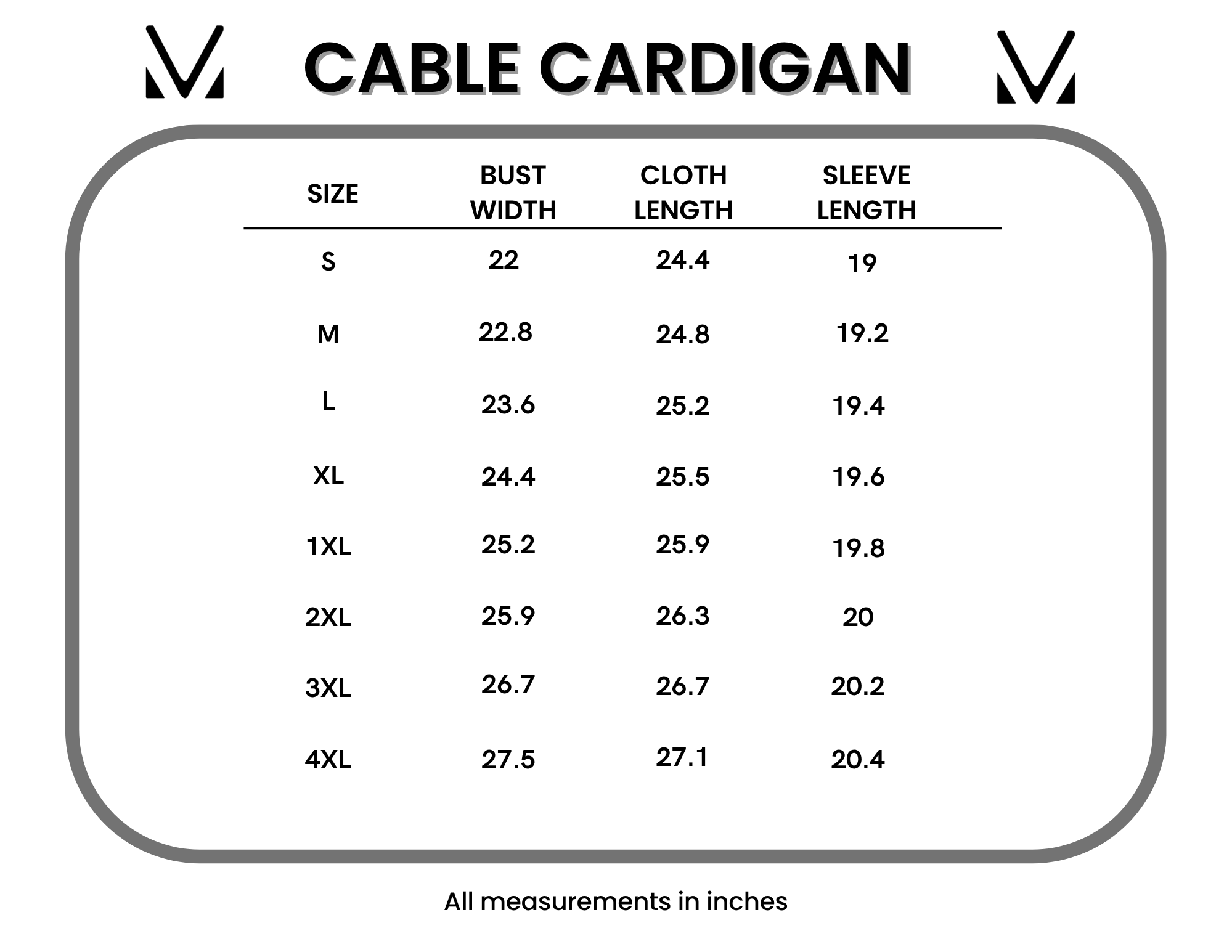 Cable Cardigan - Grey