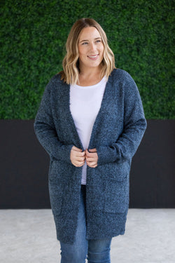 Madison Cozy Cardigan - Midnight Skies