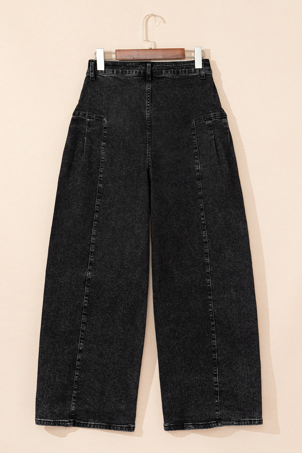 Mineral Wash Pleated Jeans WTW
