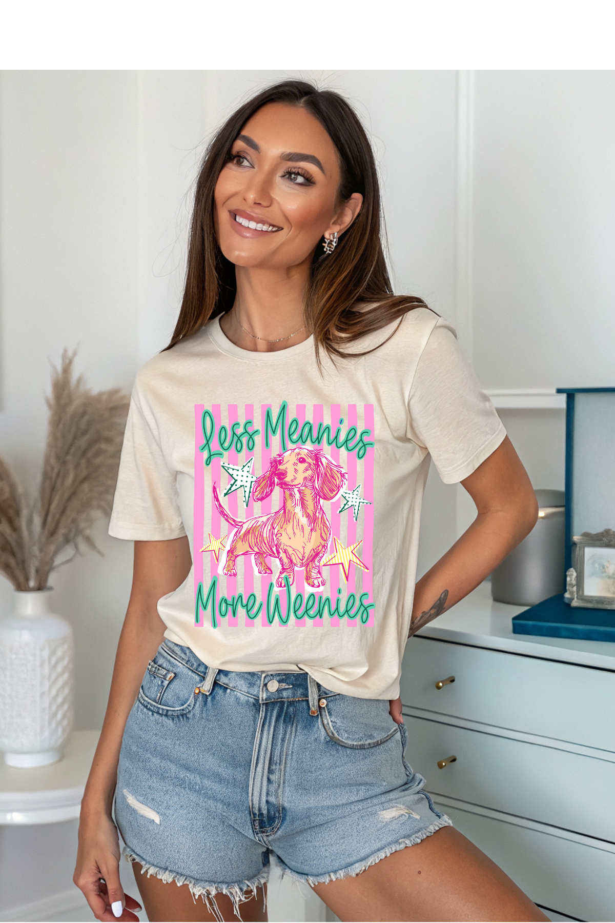 Less Meanies More Weenies Graphic Tee