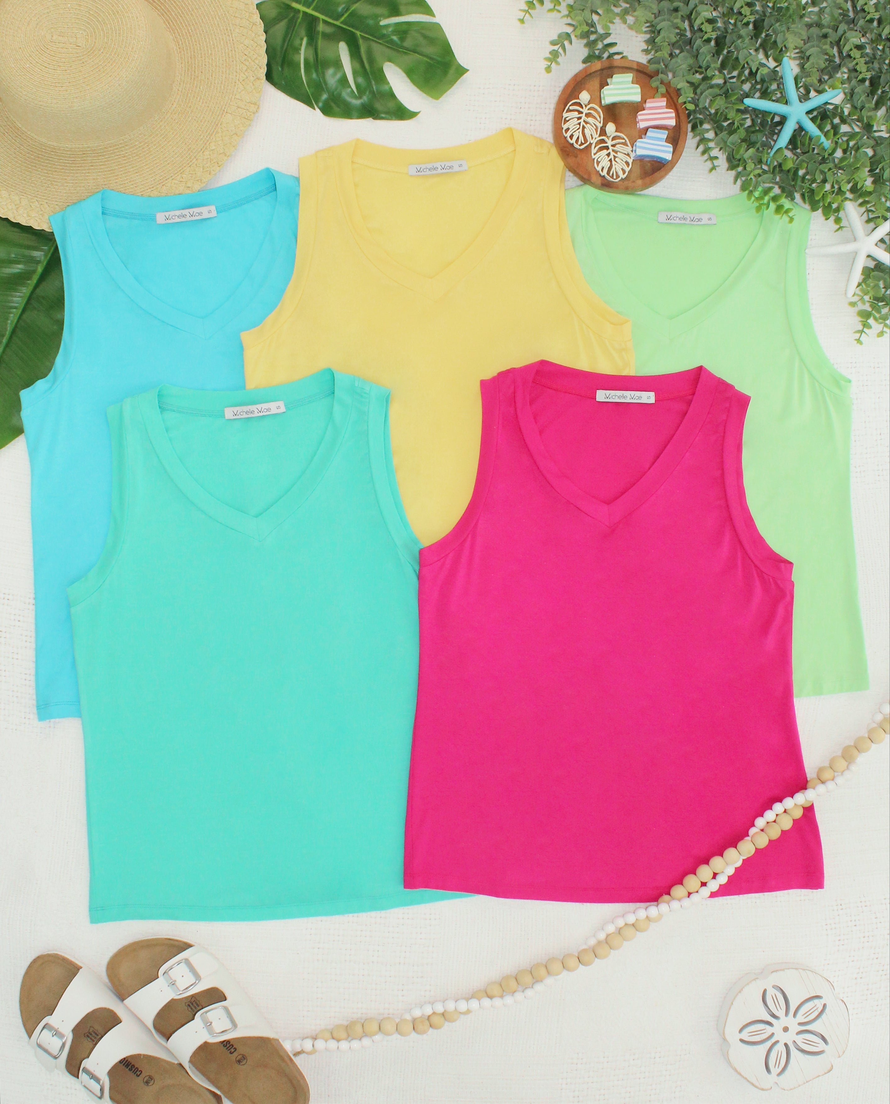Noelle Tank - Turquoise