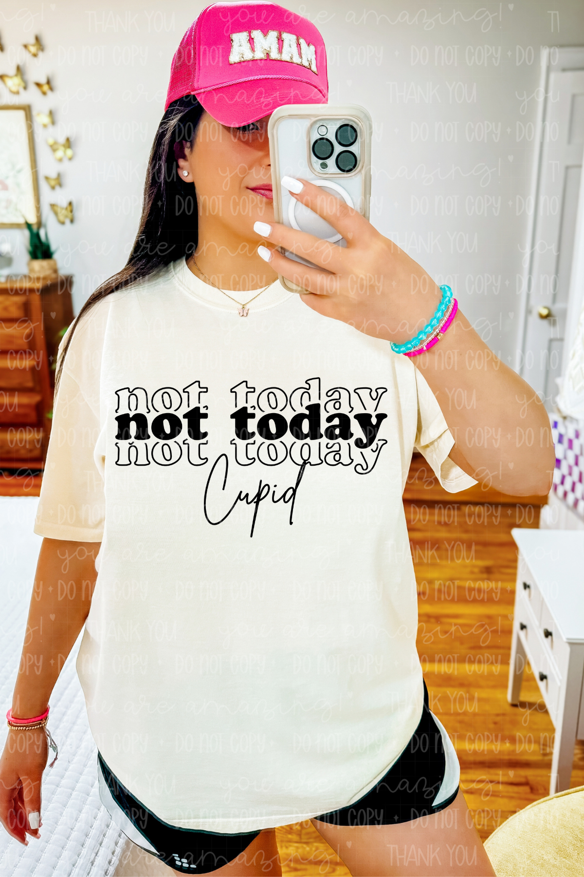 Not Today Cupid Tee or Sweatshirt