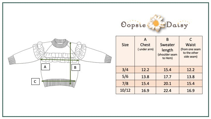 Dusty Blue Ruffle Sweater