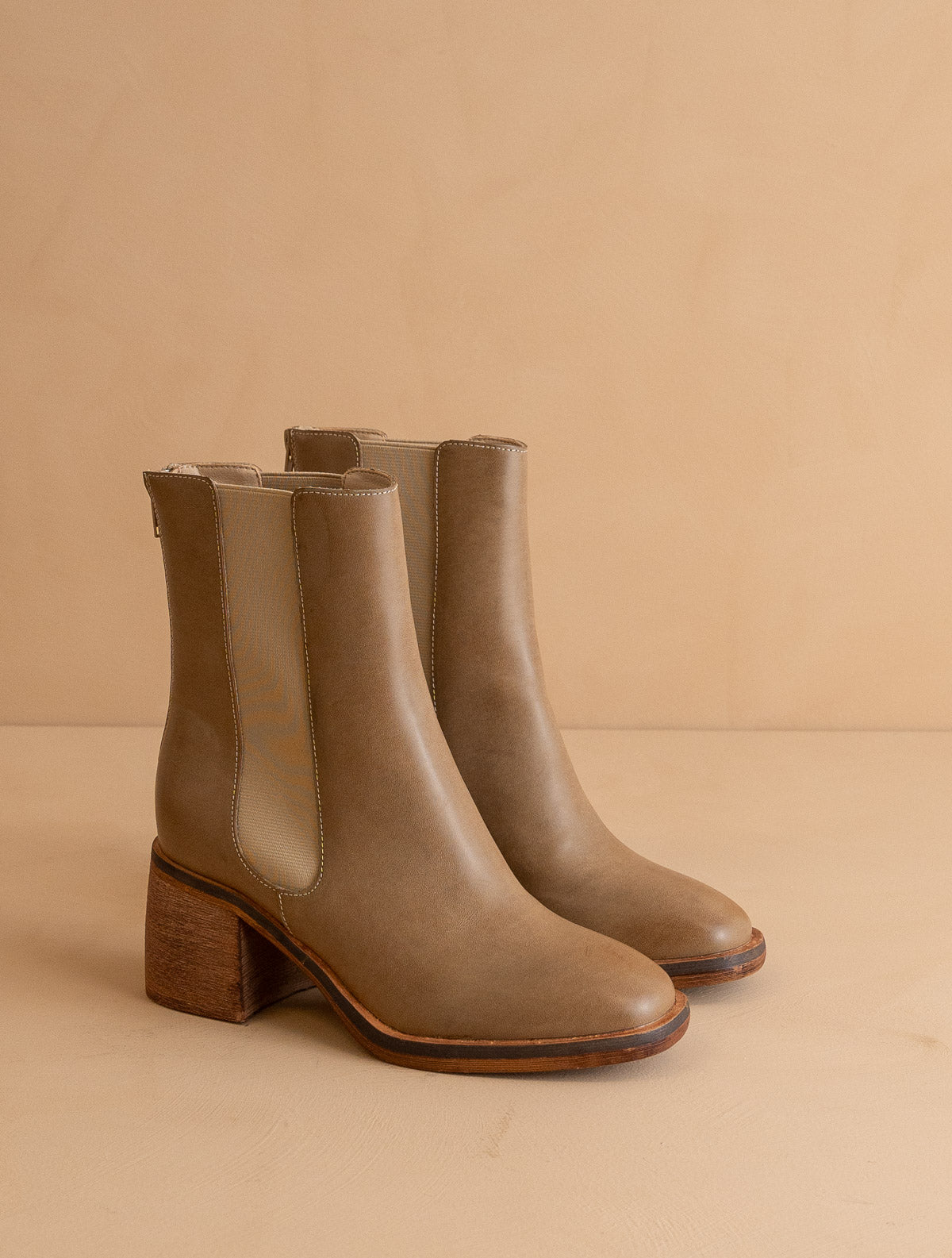 The Olivia | Dune Chelsea Heel Boots