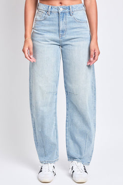 Women's Rigid Detailed Barrel Jeans