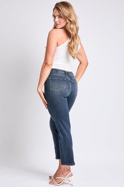 Women's Luxe High Rise Vintage Stretch Straight Leg Jeans