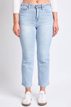 Women's Luxe High Rise Vintage Stretch Straight Leg Jeans