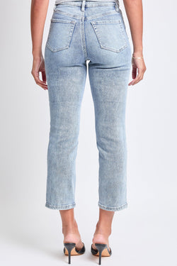 Women's Luxe High Rise Vintage Stretch Straight Leg Jeans