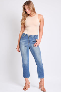 Women's Luxe High Rise Vintage Stretch Straight Leg Jeans