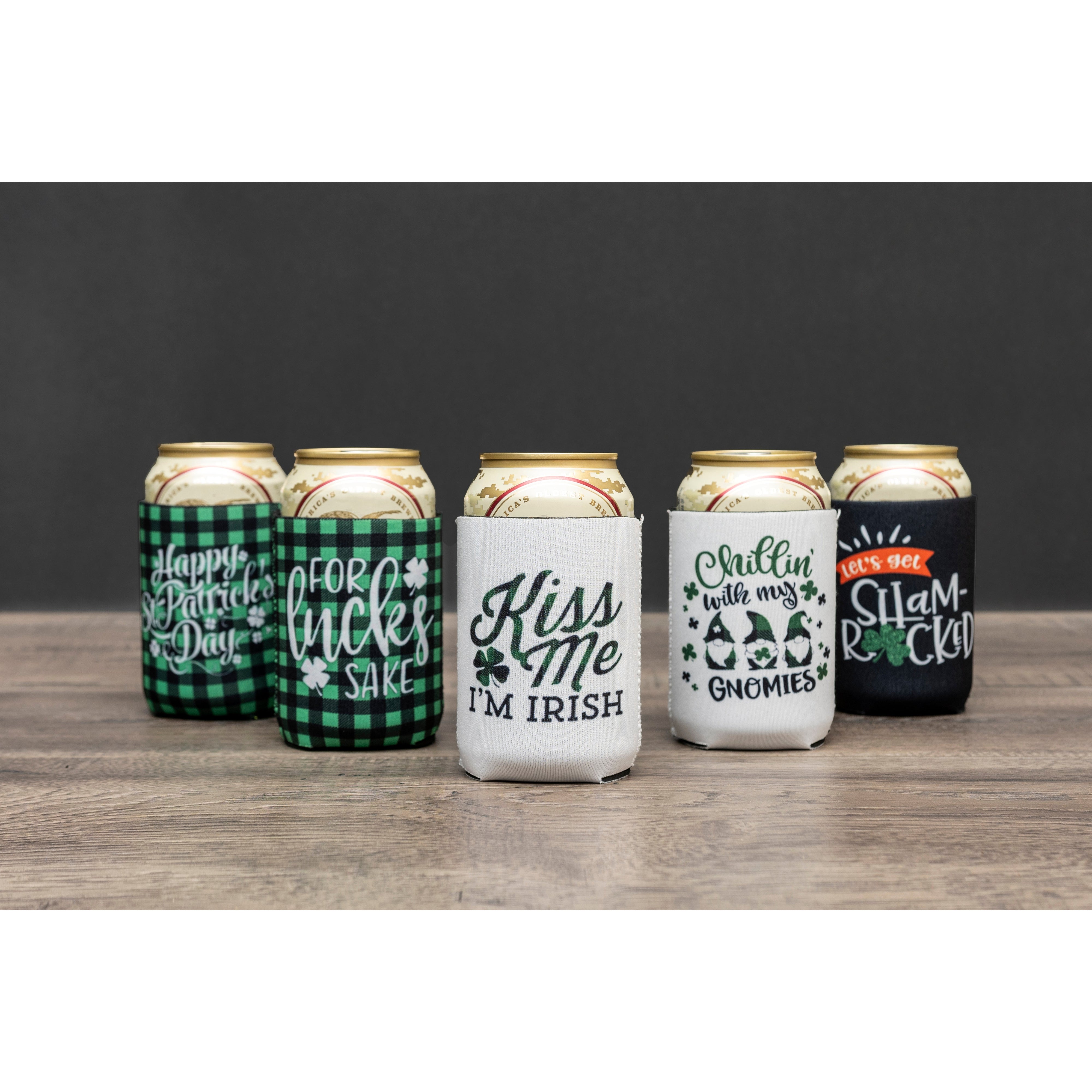 Ready to Ship| St. Patrick’s Day Neoprene Slim & Regular Can Holders