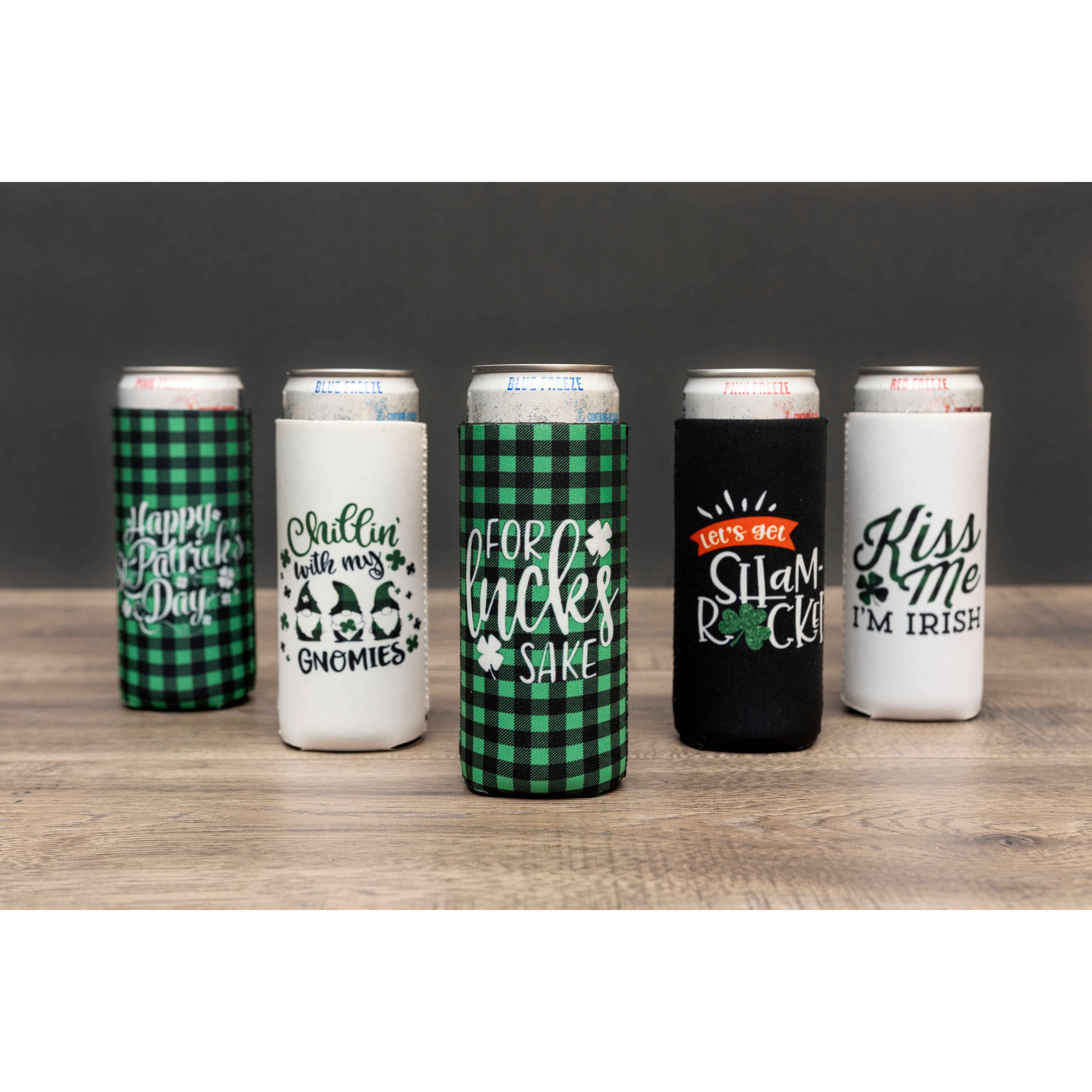 *Ready to Ship| St. Patrick’s Day Neoprene Slim & Regular Can Holders