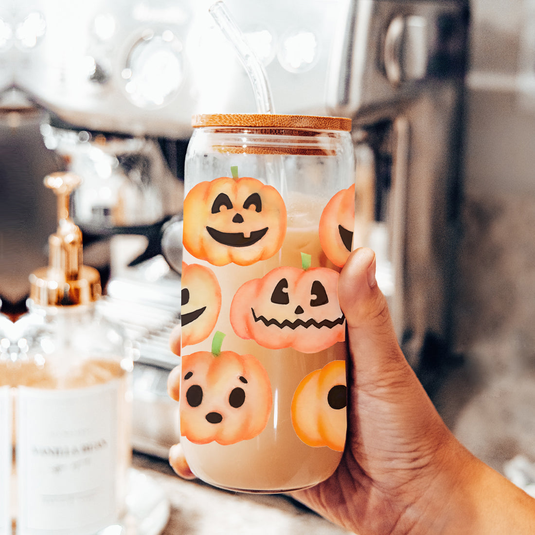 Pumpkin spice season mug
Fall pumpkin coffee tumbler
Cute jack o lantern coffee cup
Pumpkin coffee bar decor