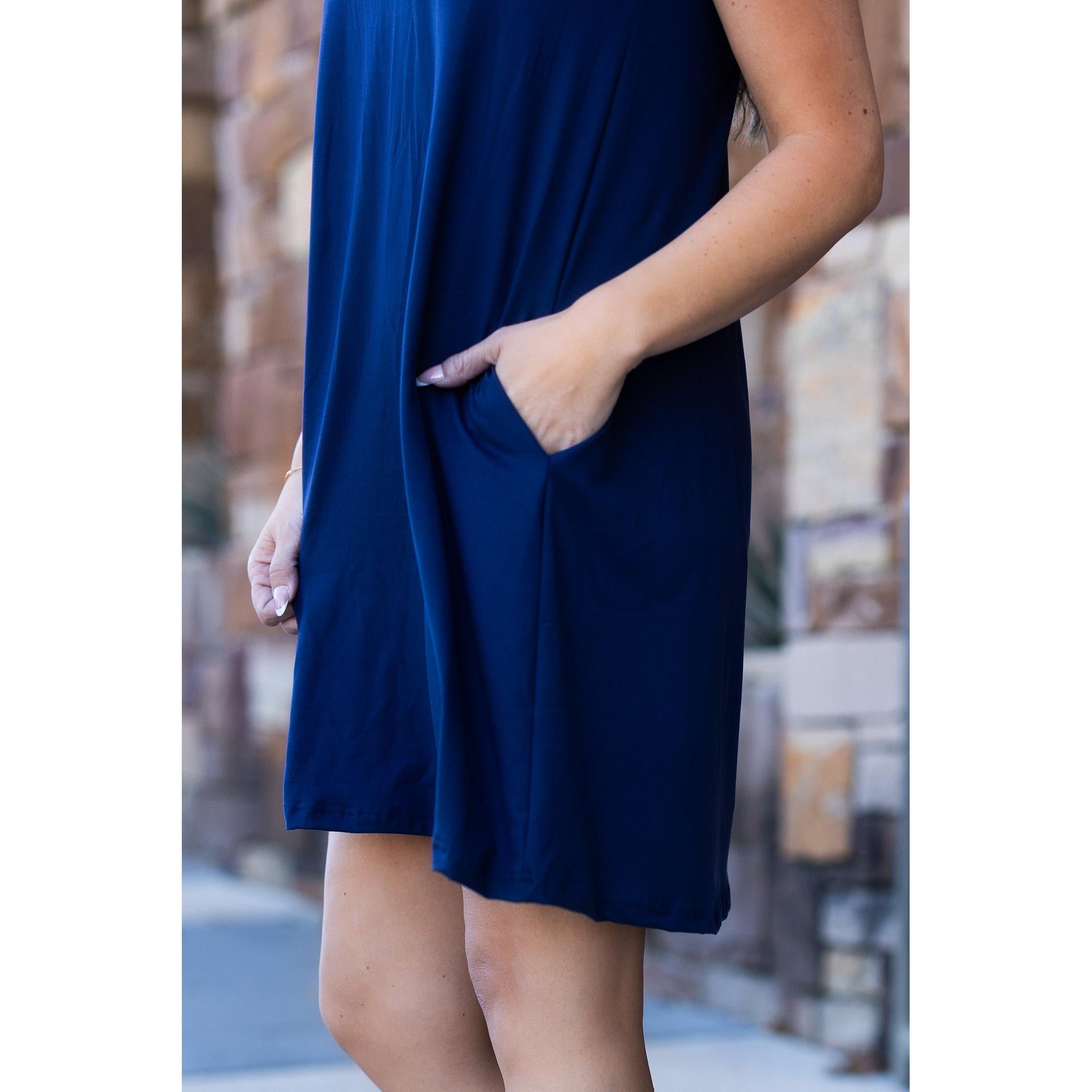 PreOrder |  The Kacey - Navy Swing Dress