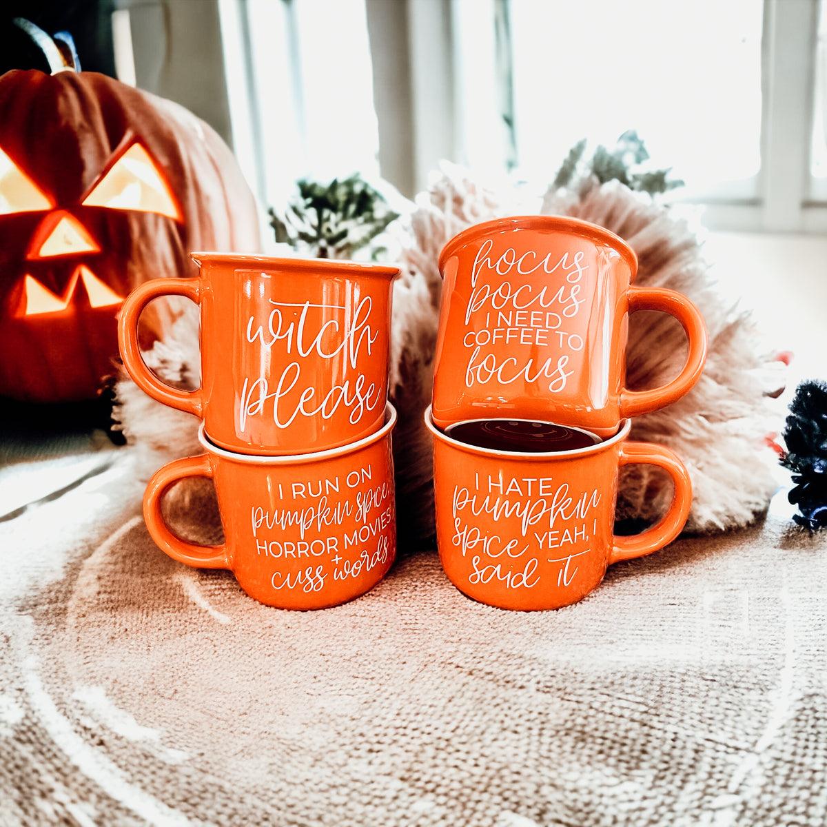 PSL Coffee Mugs, Pumpkin Spice Quotes for Coffee Mugs Modern
Spooky Movie Marathon Coffee Cup Design
Wholesale PSL Theme Coffee Cups