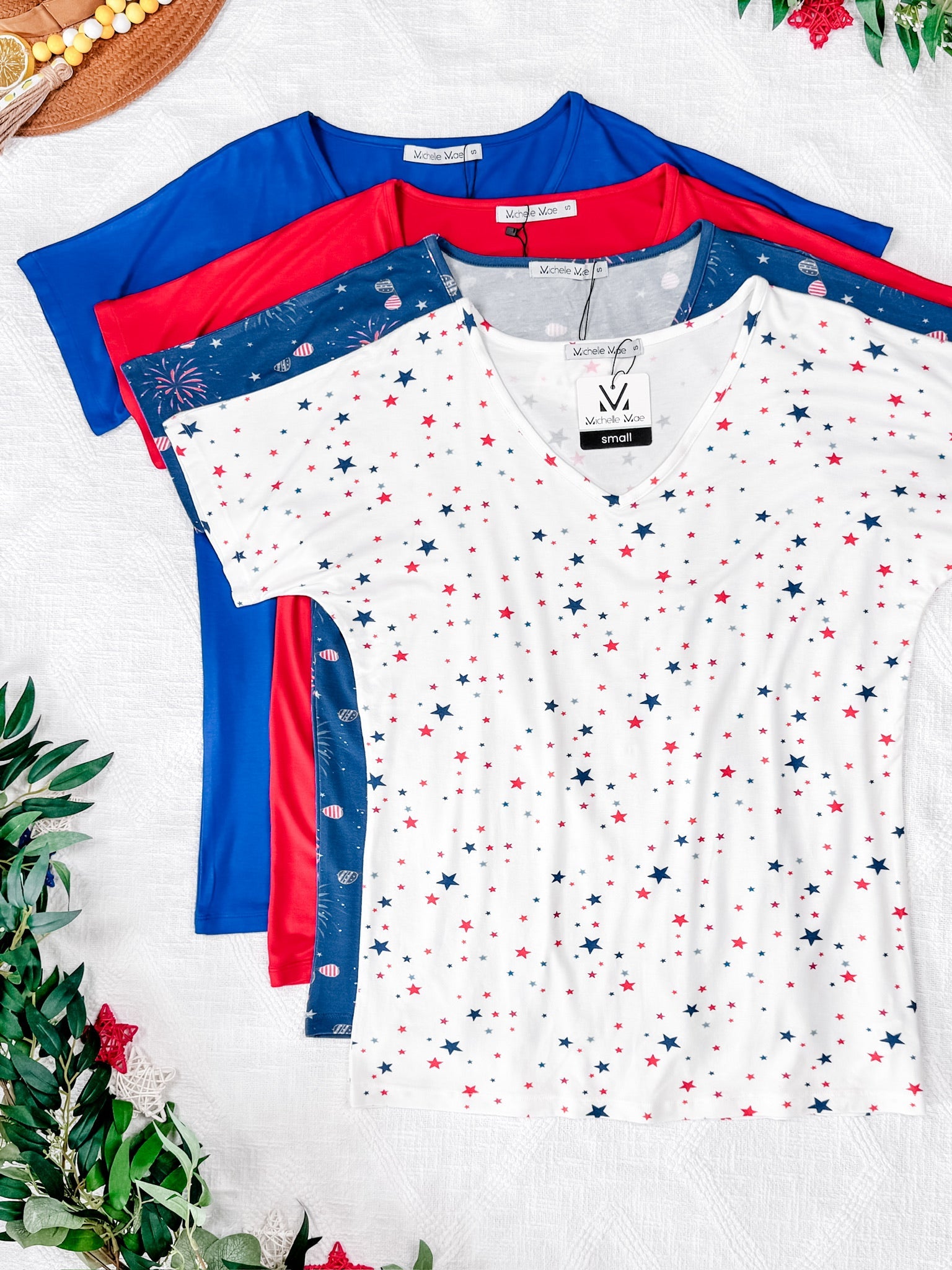 Chloe Cozy Tee - Royal Blue