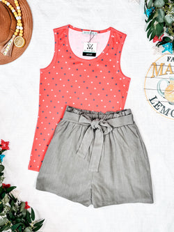 Libby Linen Shorts - Olive