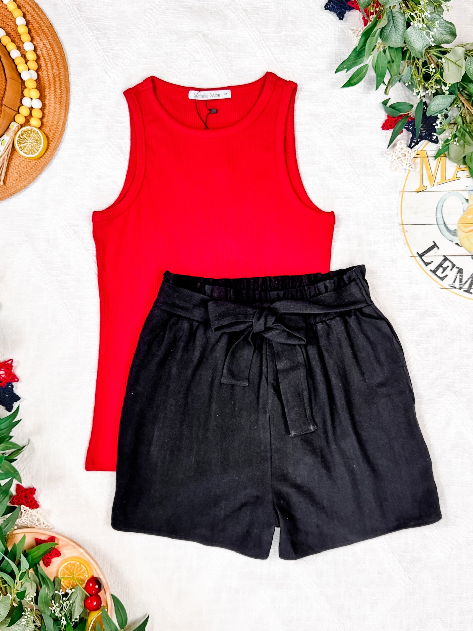 Libby Linen Shorts - Black