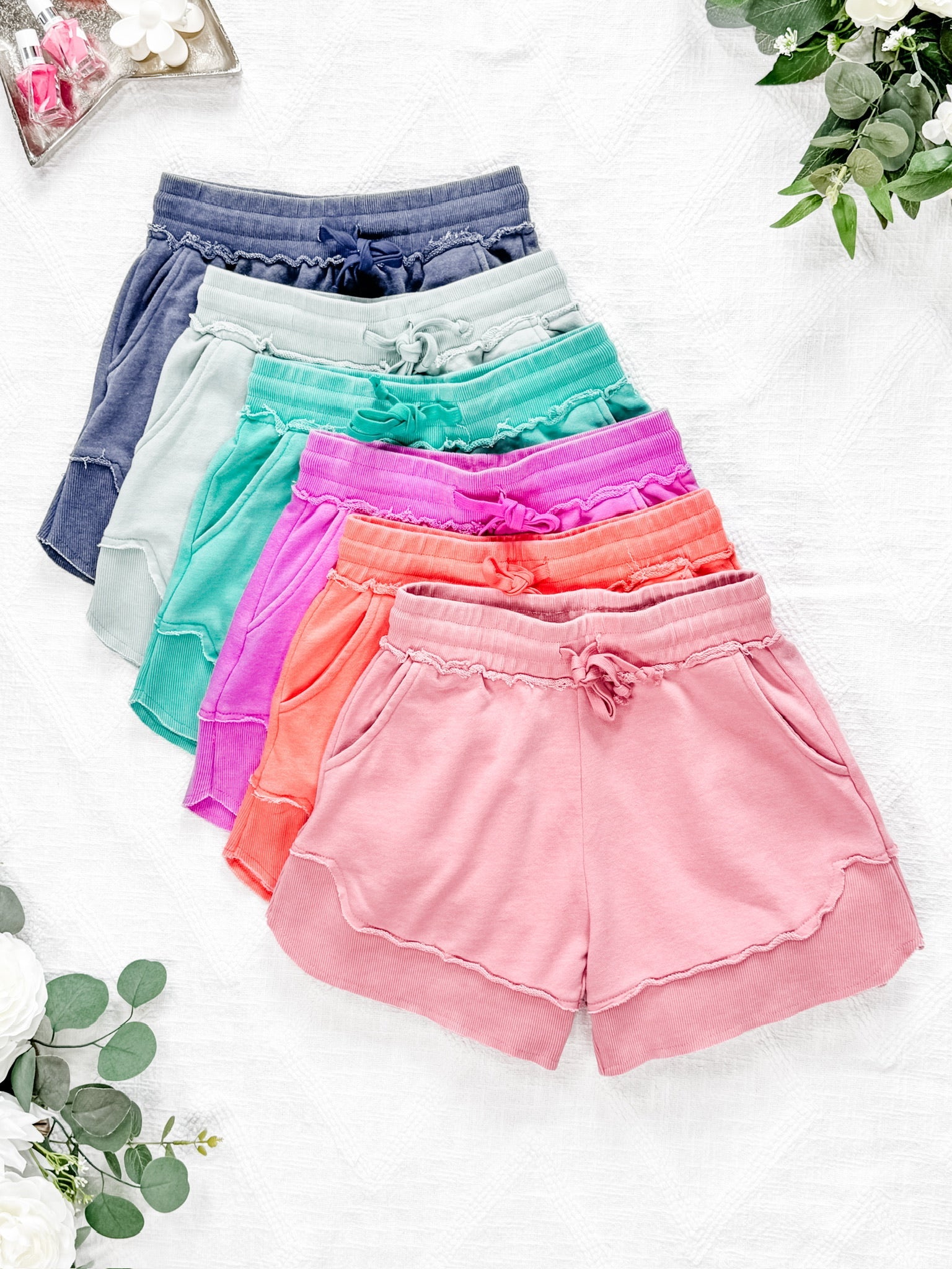 French Terry Stevie Shorts - Nautical Navy