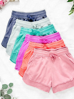 French Terry Stevie Shorts - Nautical Navy