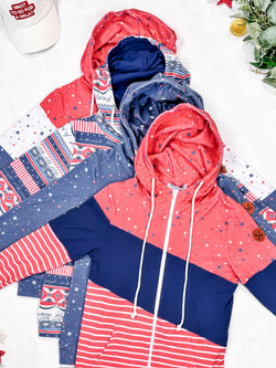 Colorblock Fullzip - Liberty Stars Trio