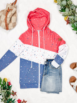 Colorblock Fullzip - Liberty Stars Trio