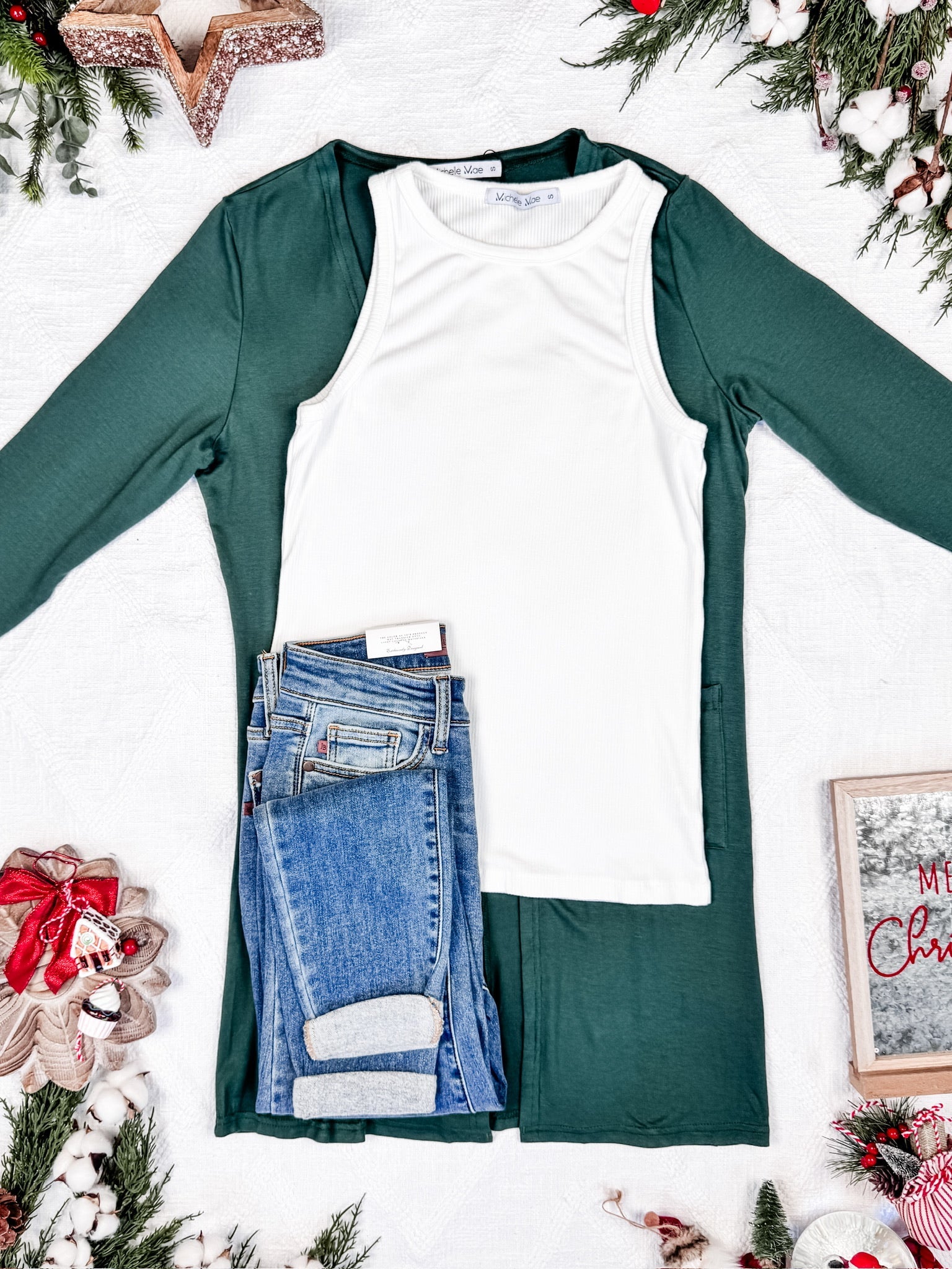 Classic Cardigan - Evergreen