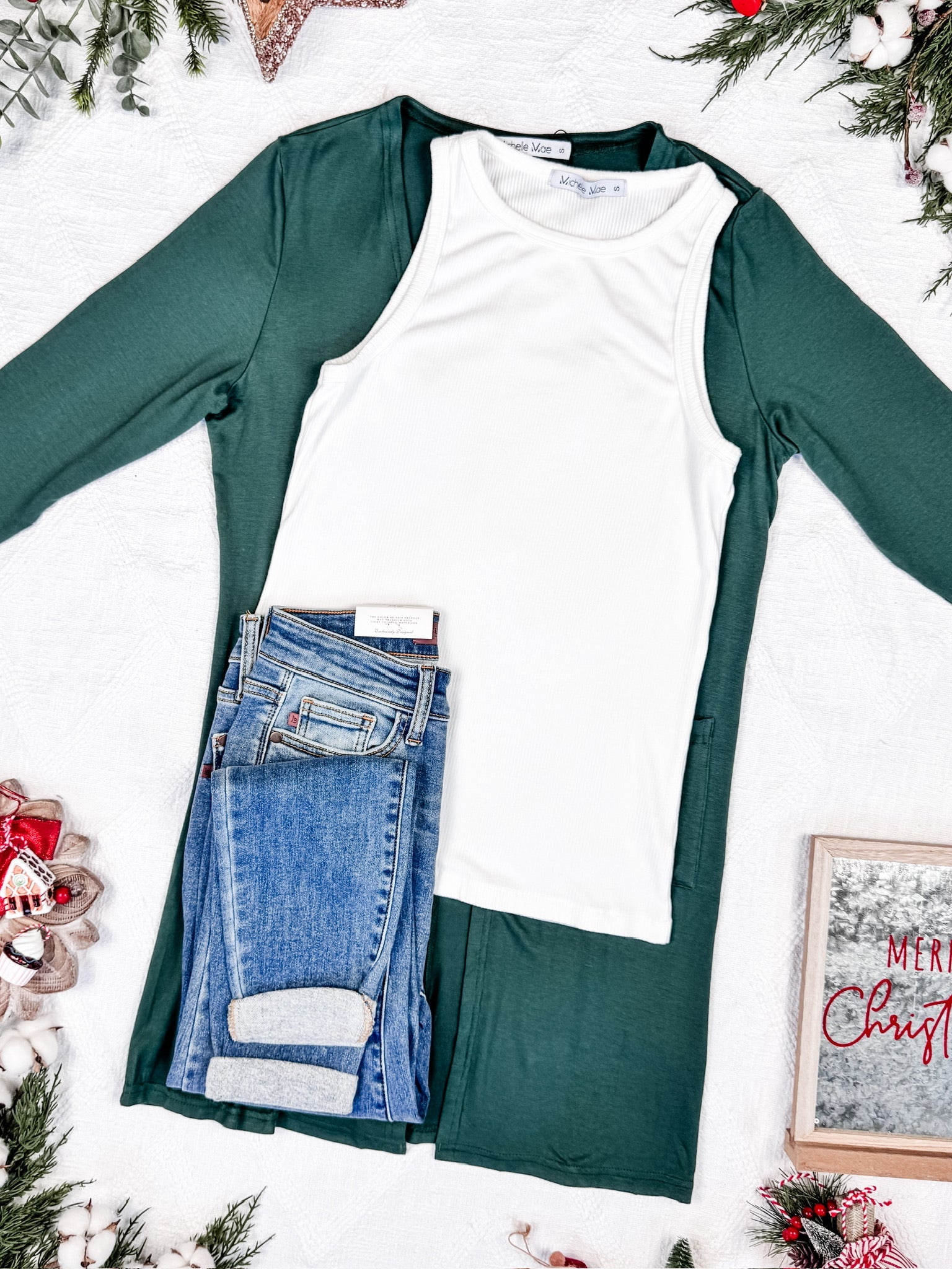 Classic Cardigan - Evergreen