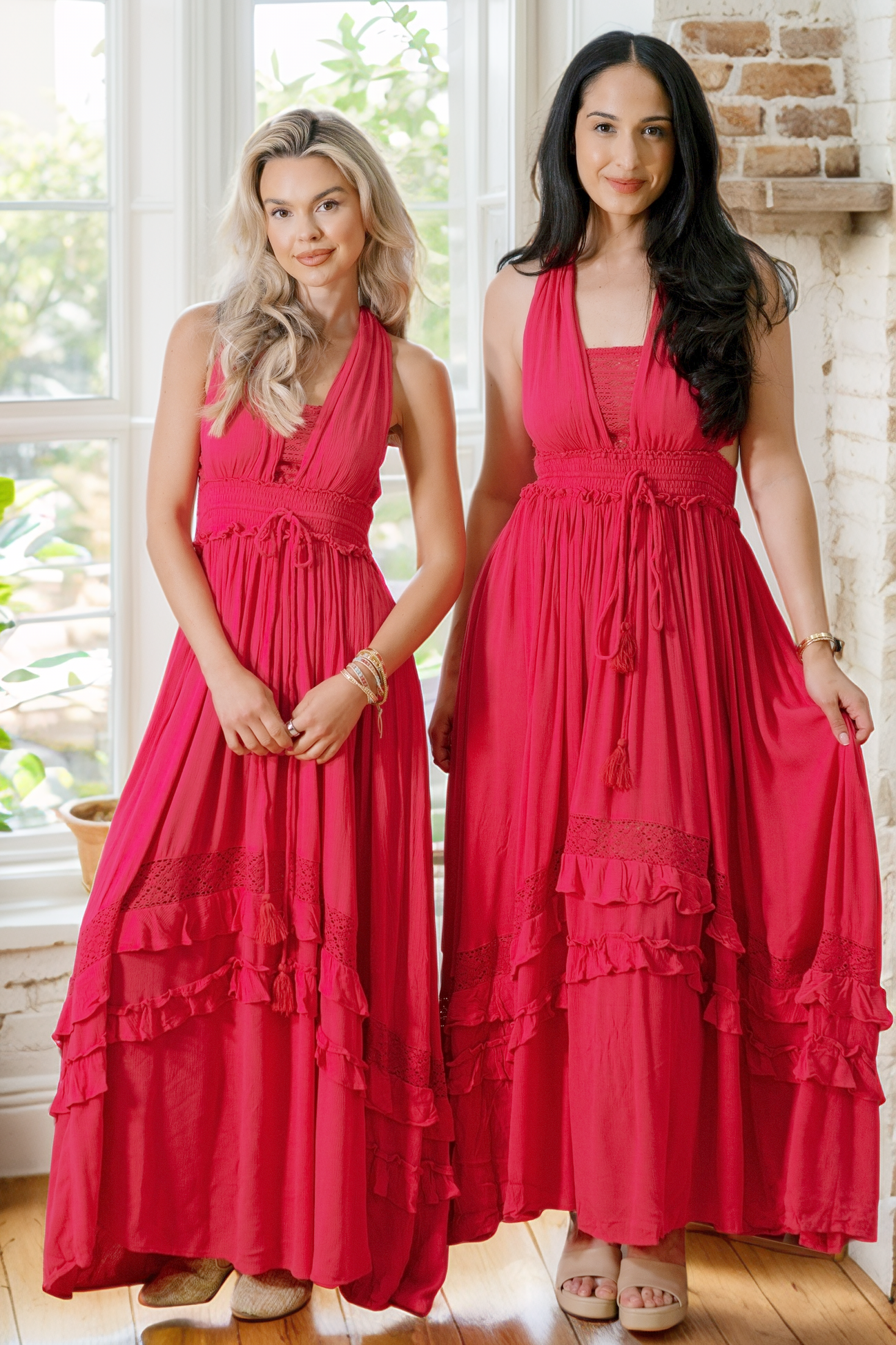 Ruffle & Radiance Maxi