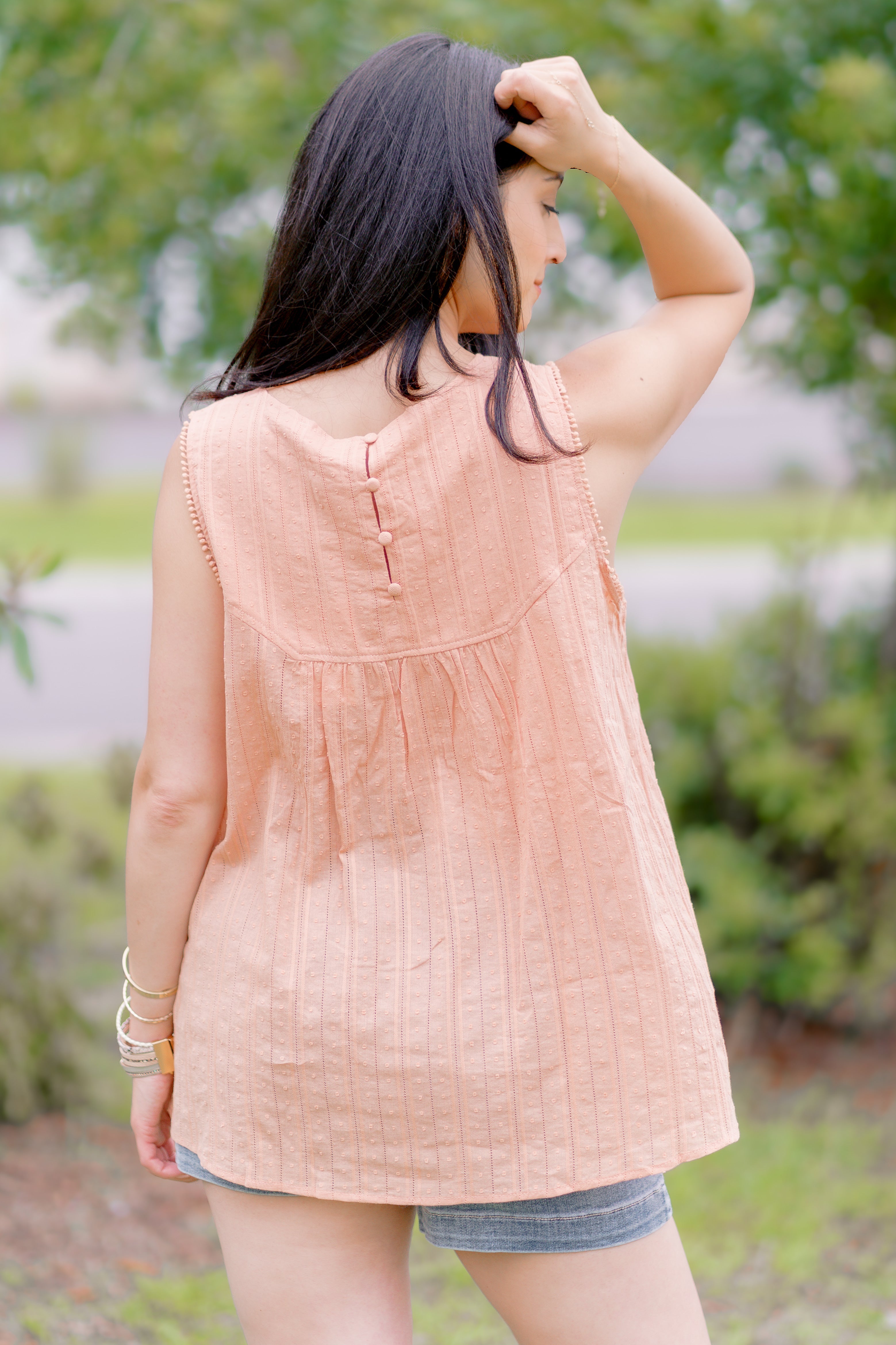 Melon Muse Embroidered Tank