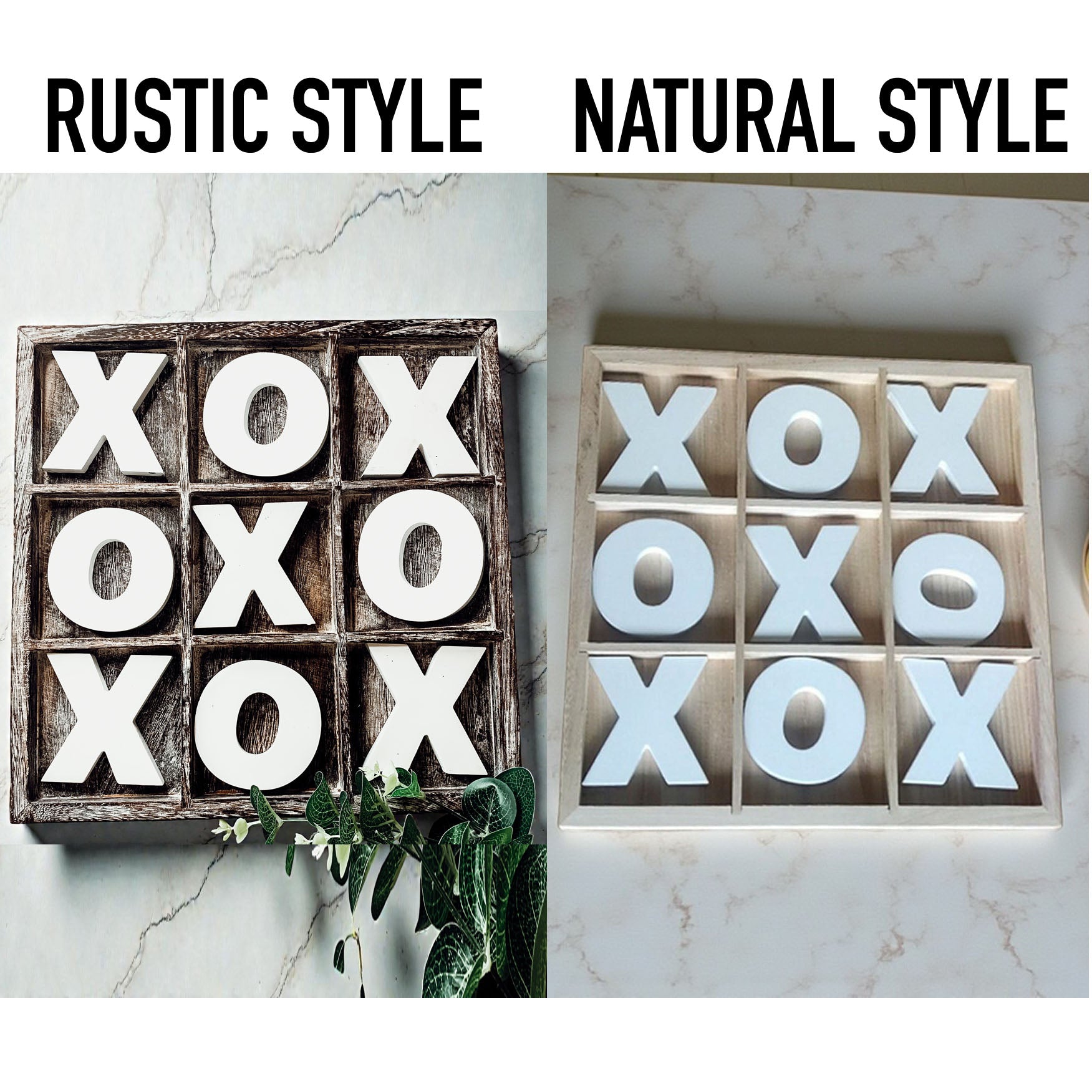 Rustic Tic Tac Toe