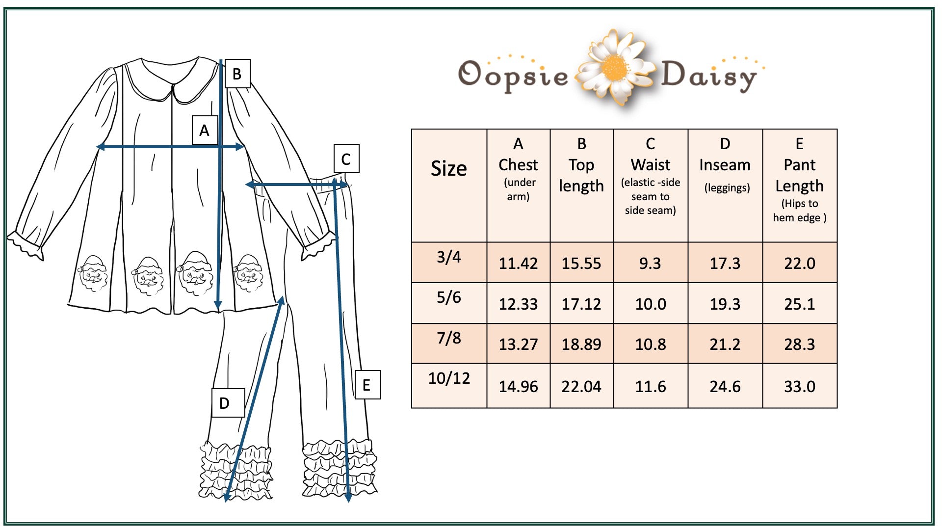 Green Candy Cane Stripe Santa Pant Set