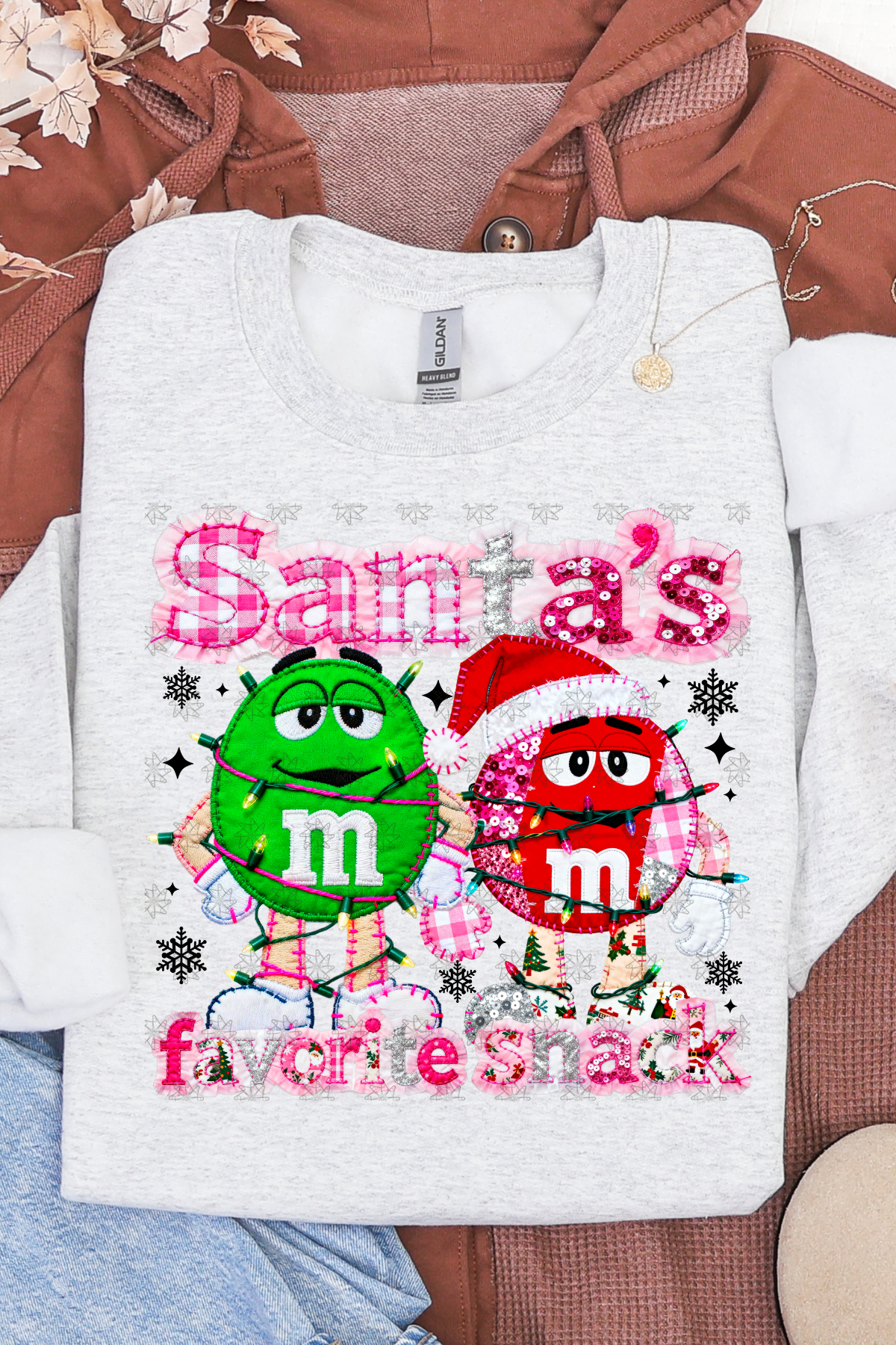 Santa's Favorite Snack M&M Sweatshirt