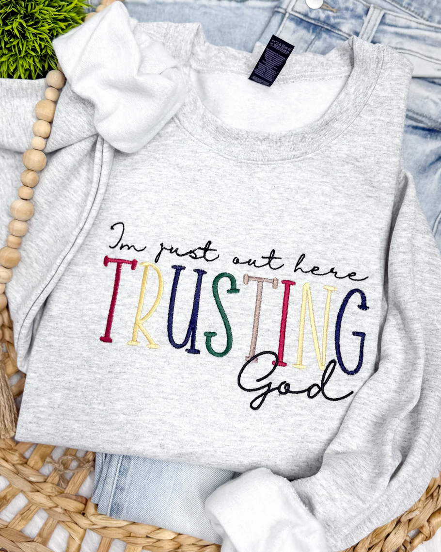 FAITH BASED EMBROIDERED SWEATSHIRTS