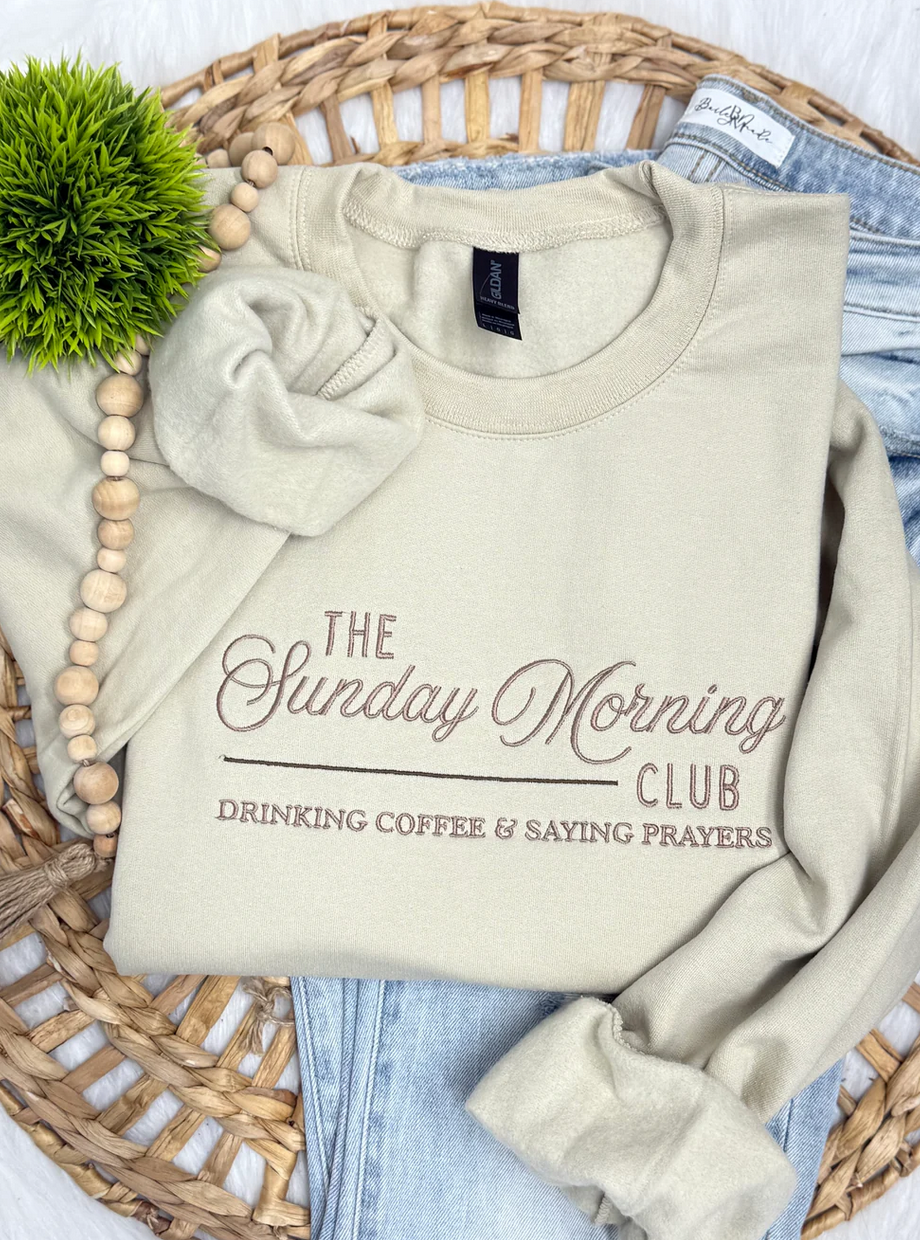 FAITH BASED EMBROIDERED SWEATSHIRTS