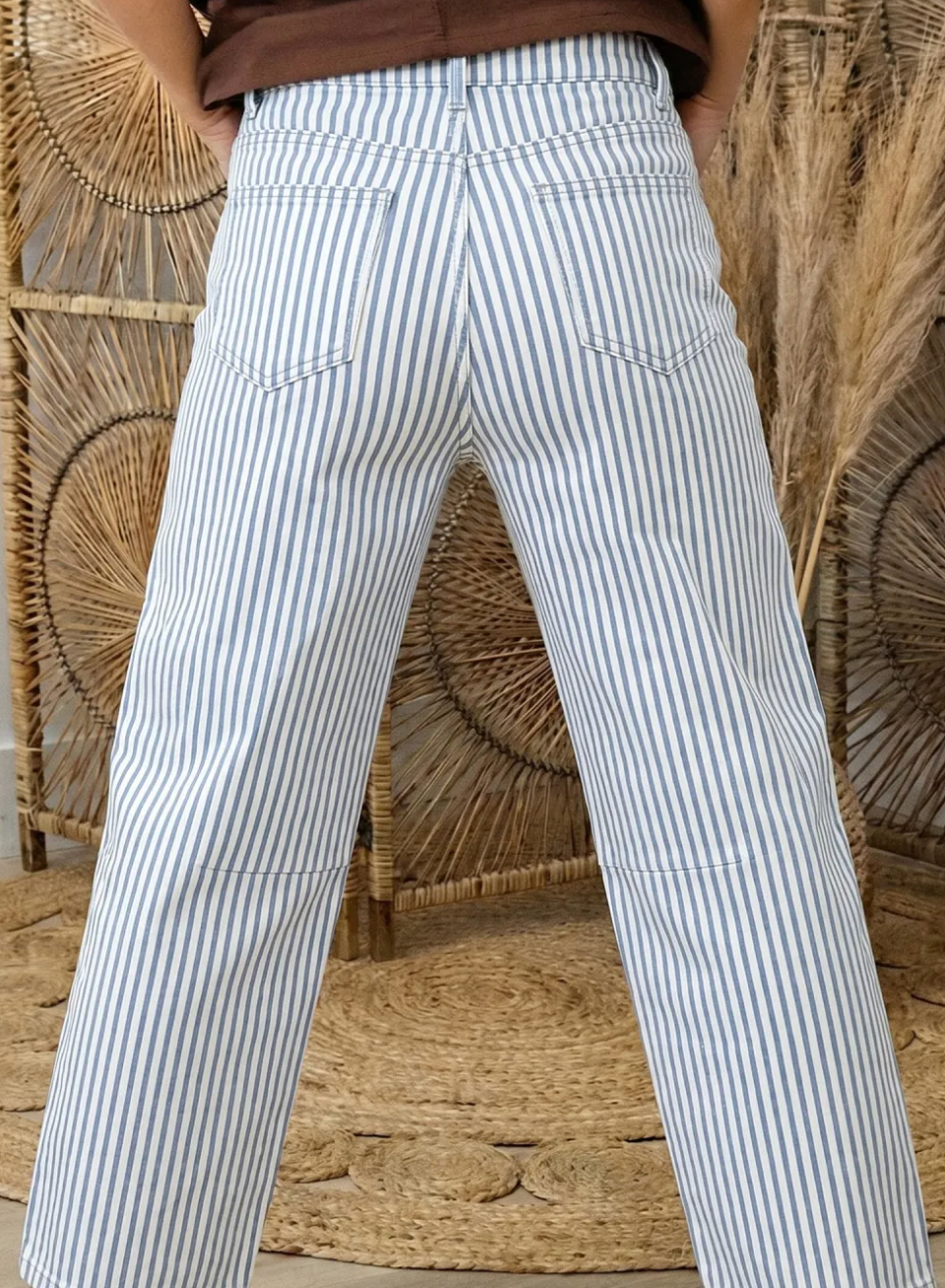 Khaki Stripe Casual Pants WTW
