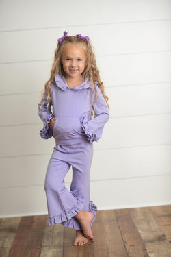 Lilac Hooded Set