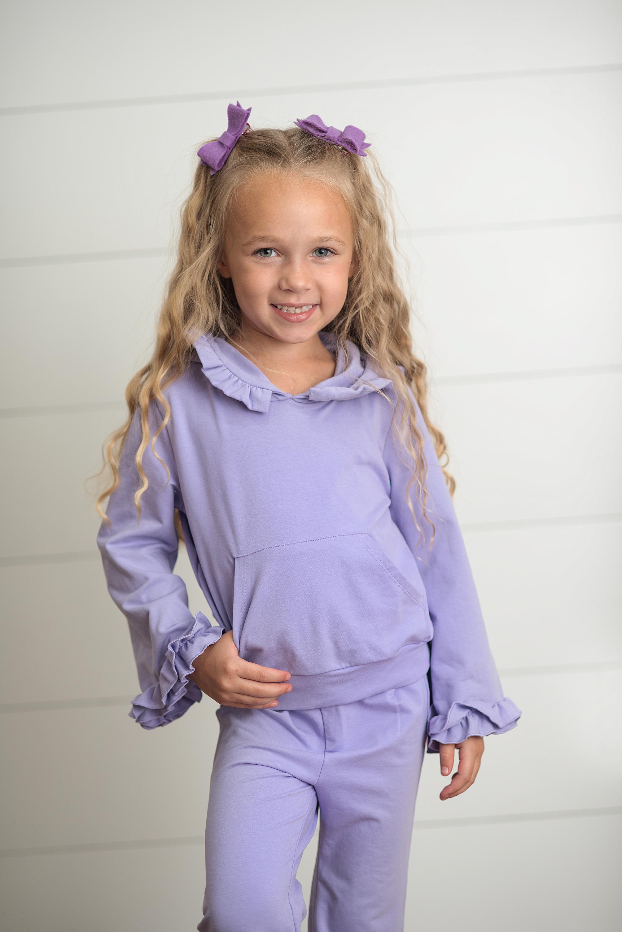 Lilac Hooded Set