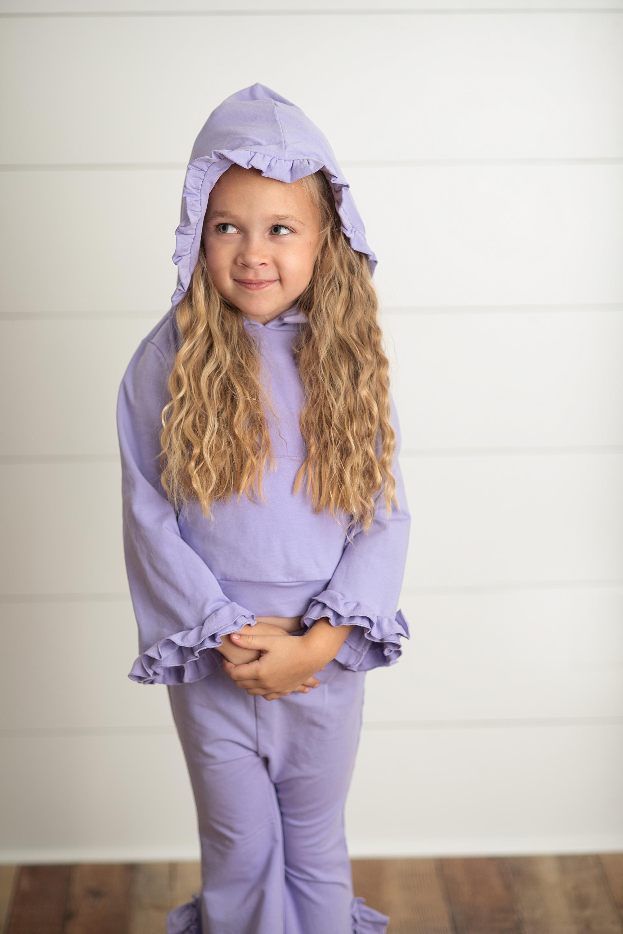 Lilac Hooded Set