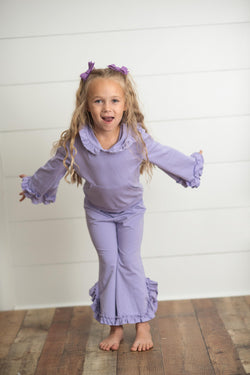 Lilac Hooded Set