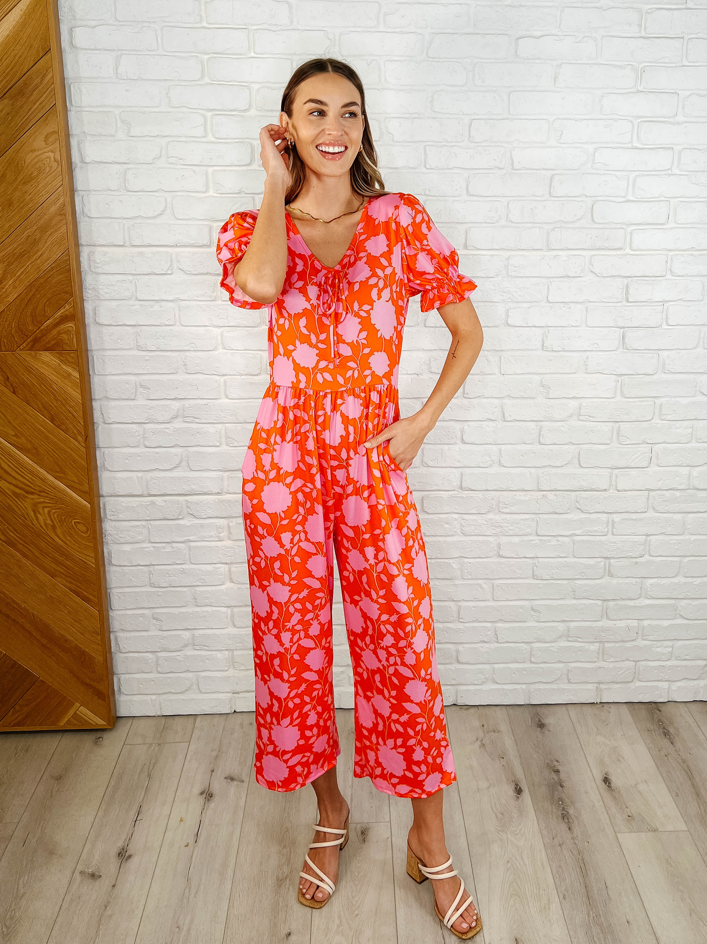 She's got Mojo Puff Sleeve Jumpsuit