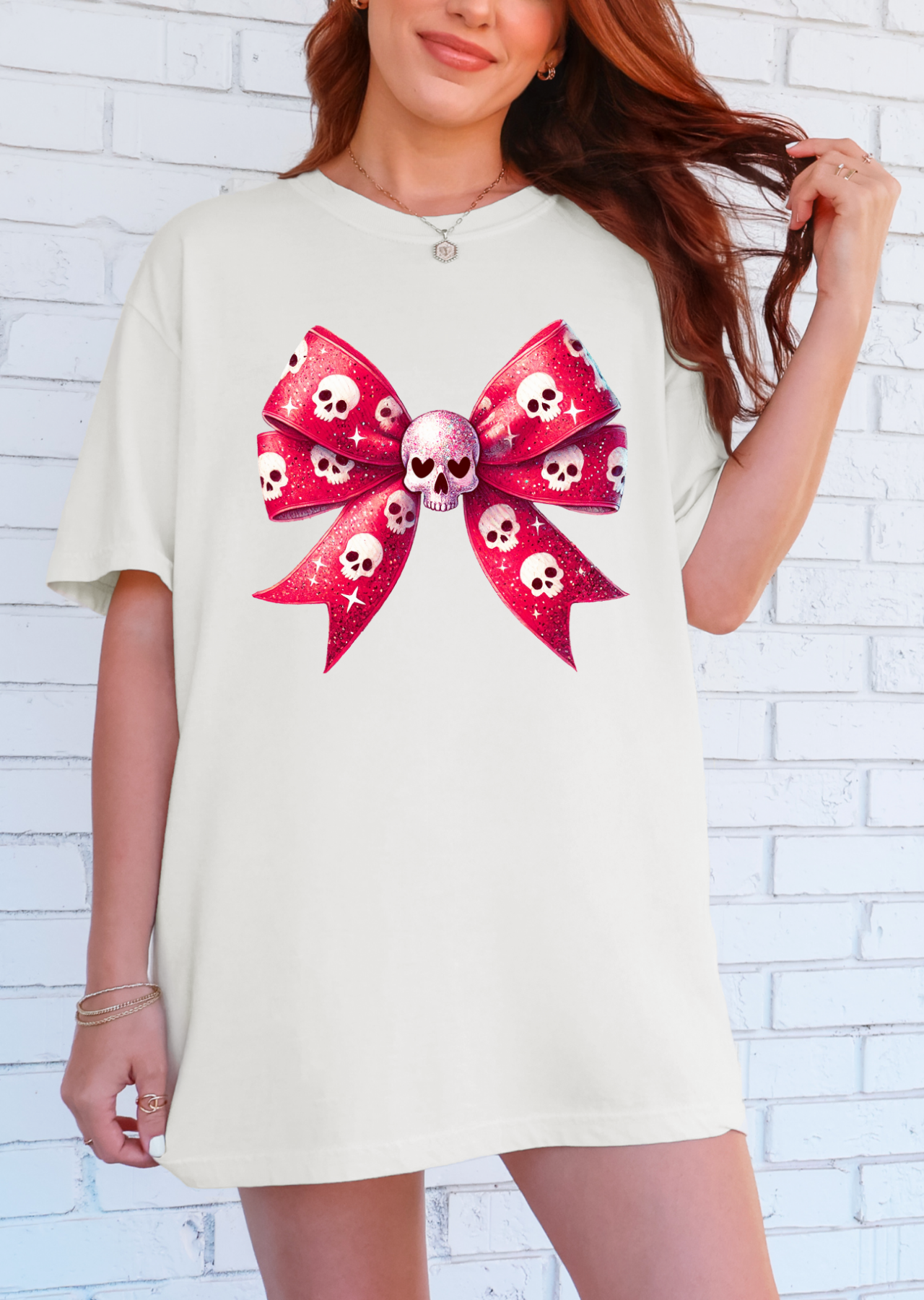 Skull Bow Tee