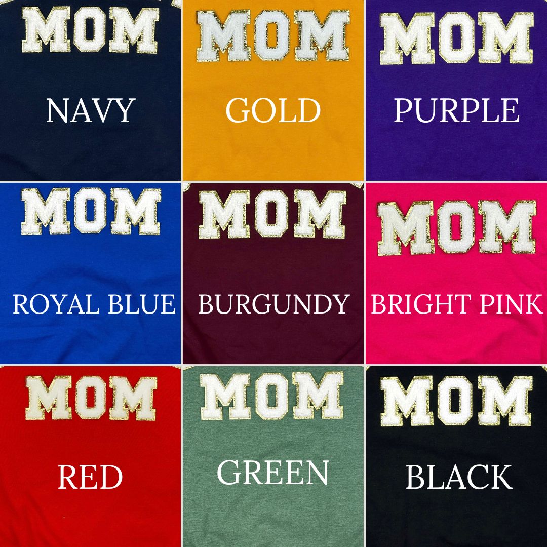 Baseball Mom Chenille Patch Sweatshirt